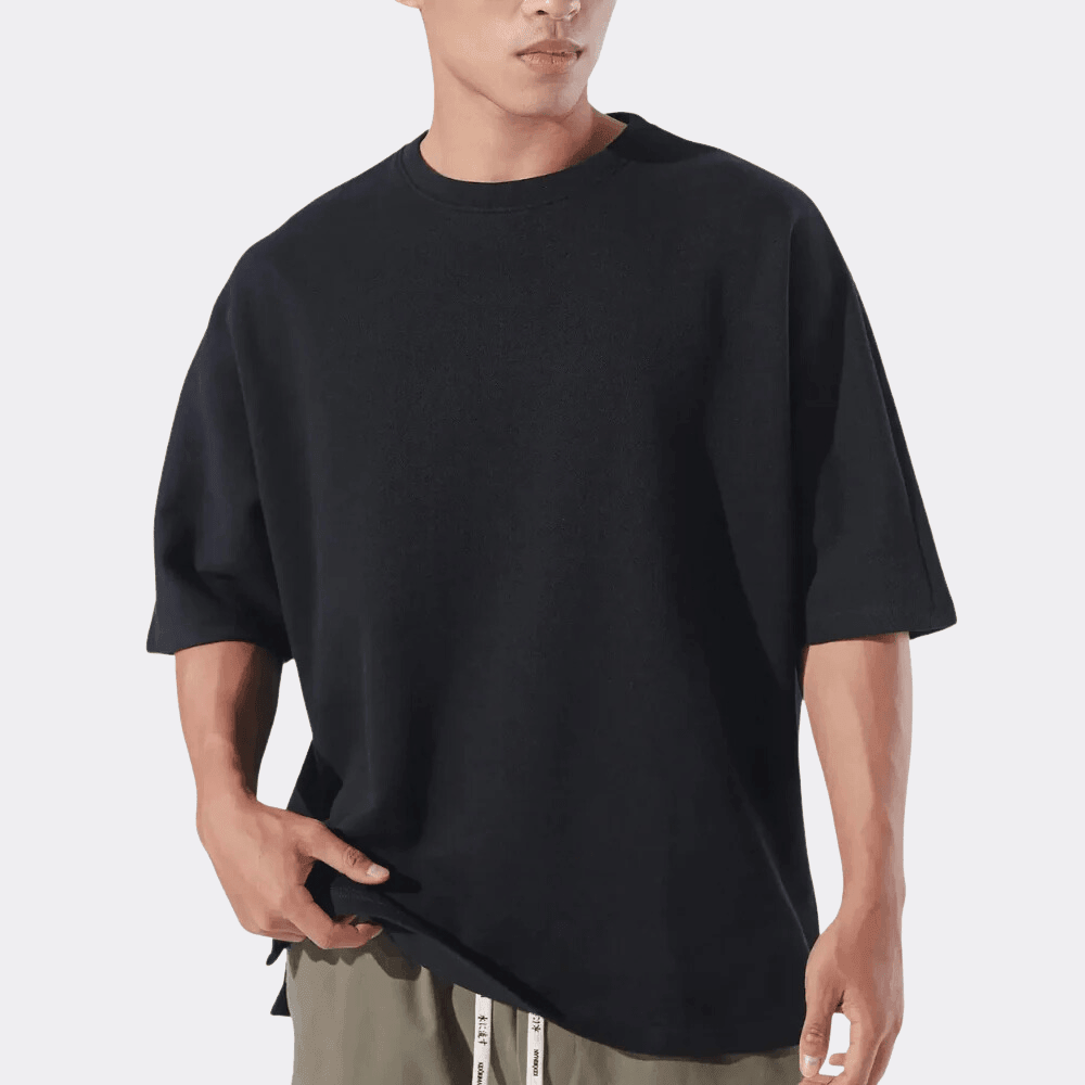 MM | Camiseta Oversized de Nube (230 GSM) Negro