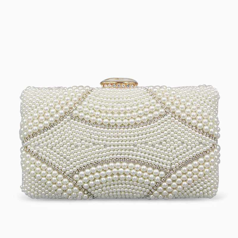 MODÉRA MODA | Violet Pearl Clutch Bag