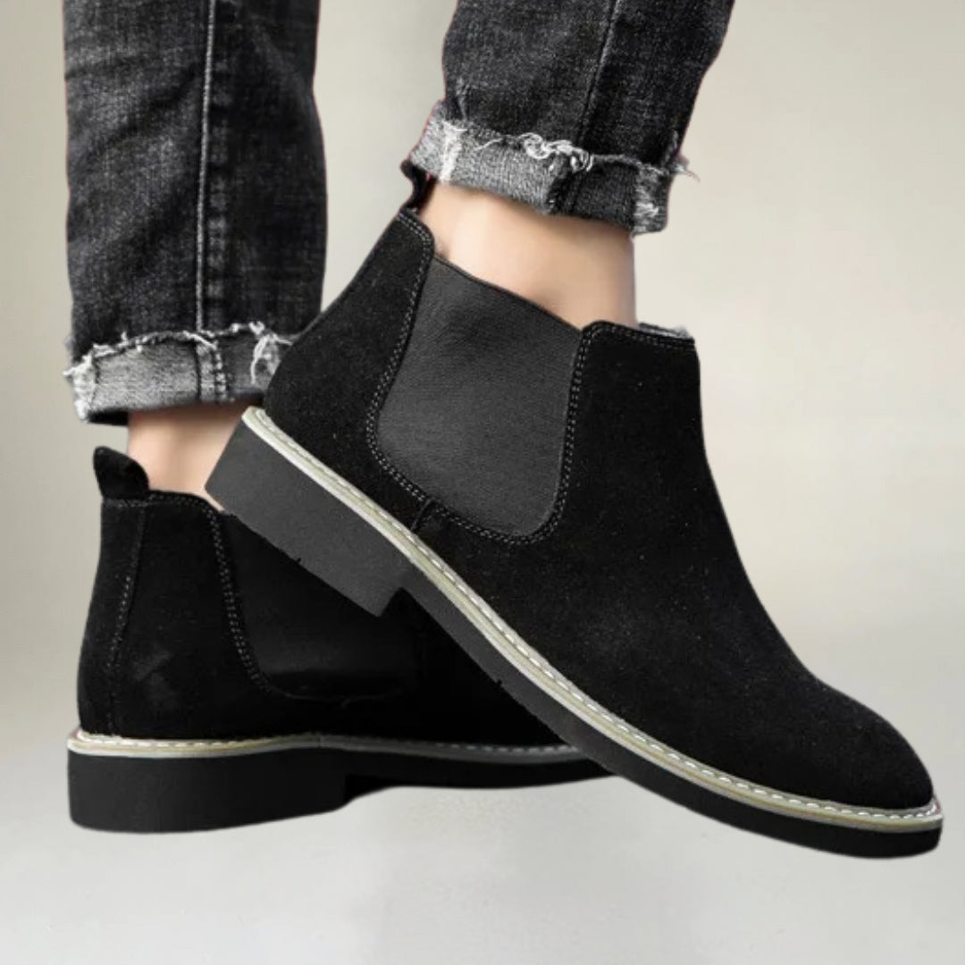 MM | Botas Slip-On de Ante Casual para Hombre