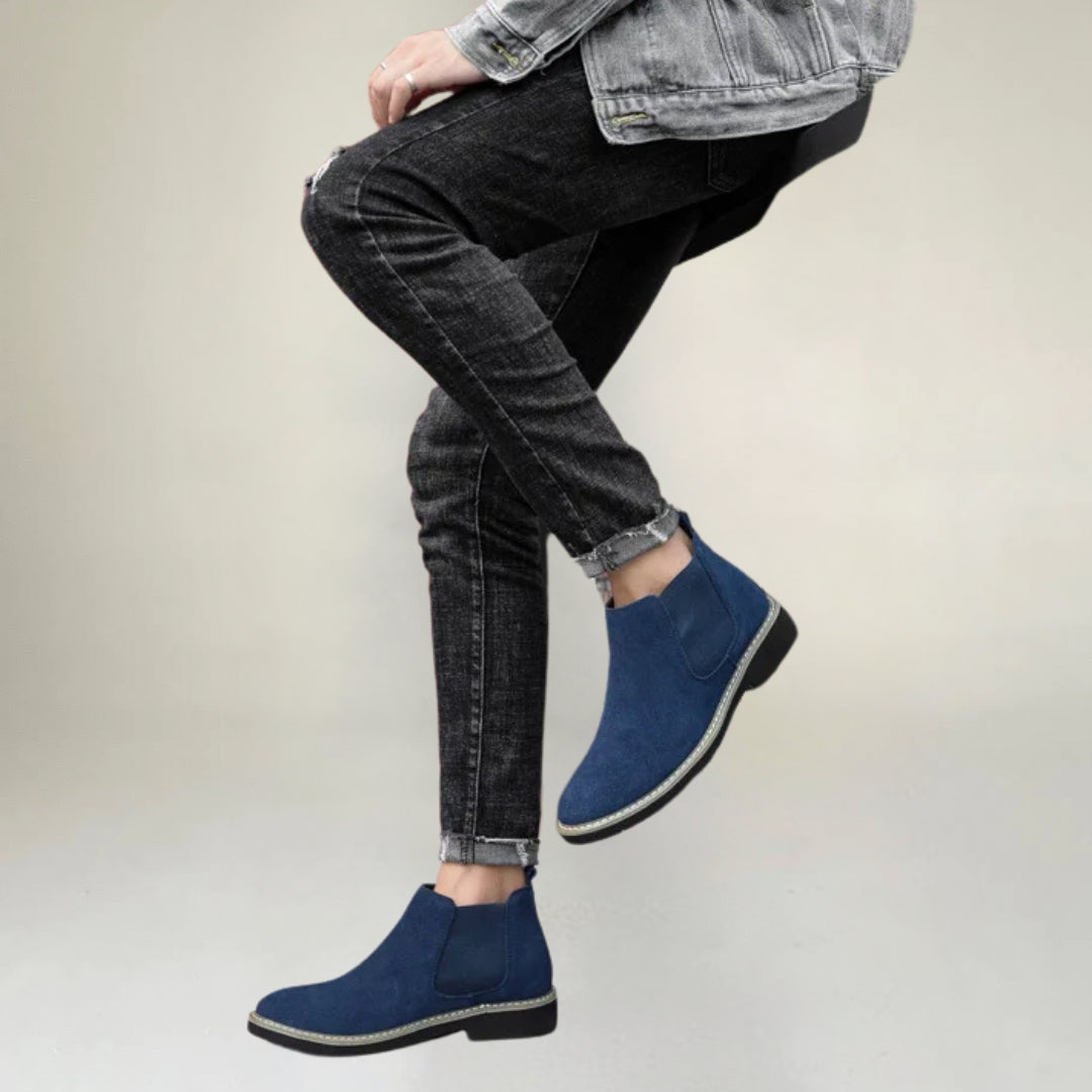 MM | Botas Slip-On de Ante Casual para Hombre