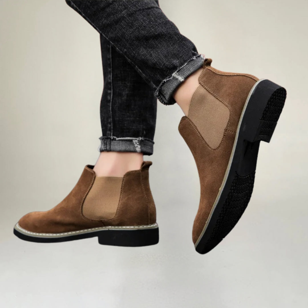 MM | Botas Slip-On de Ante Casual para Hombre