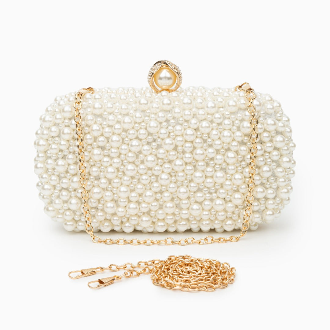 MODÉRA MODA | Maite Pearl Clutch Bag