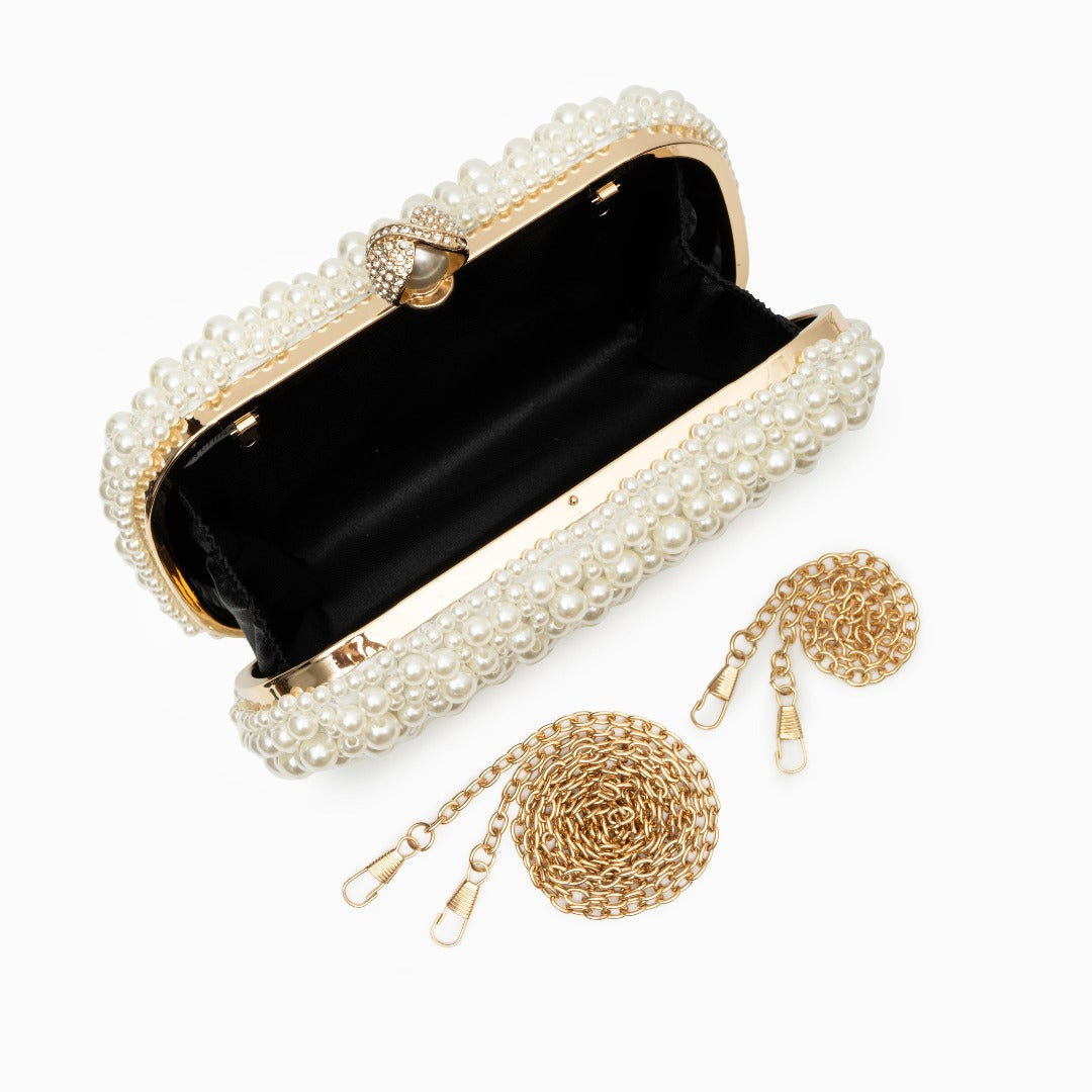 MODÉRA MODA | Maite Pearl Clutch Bag