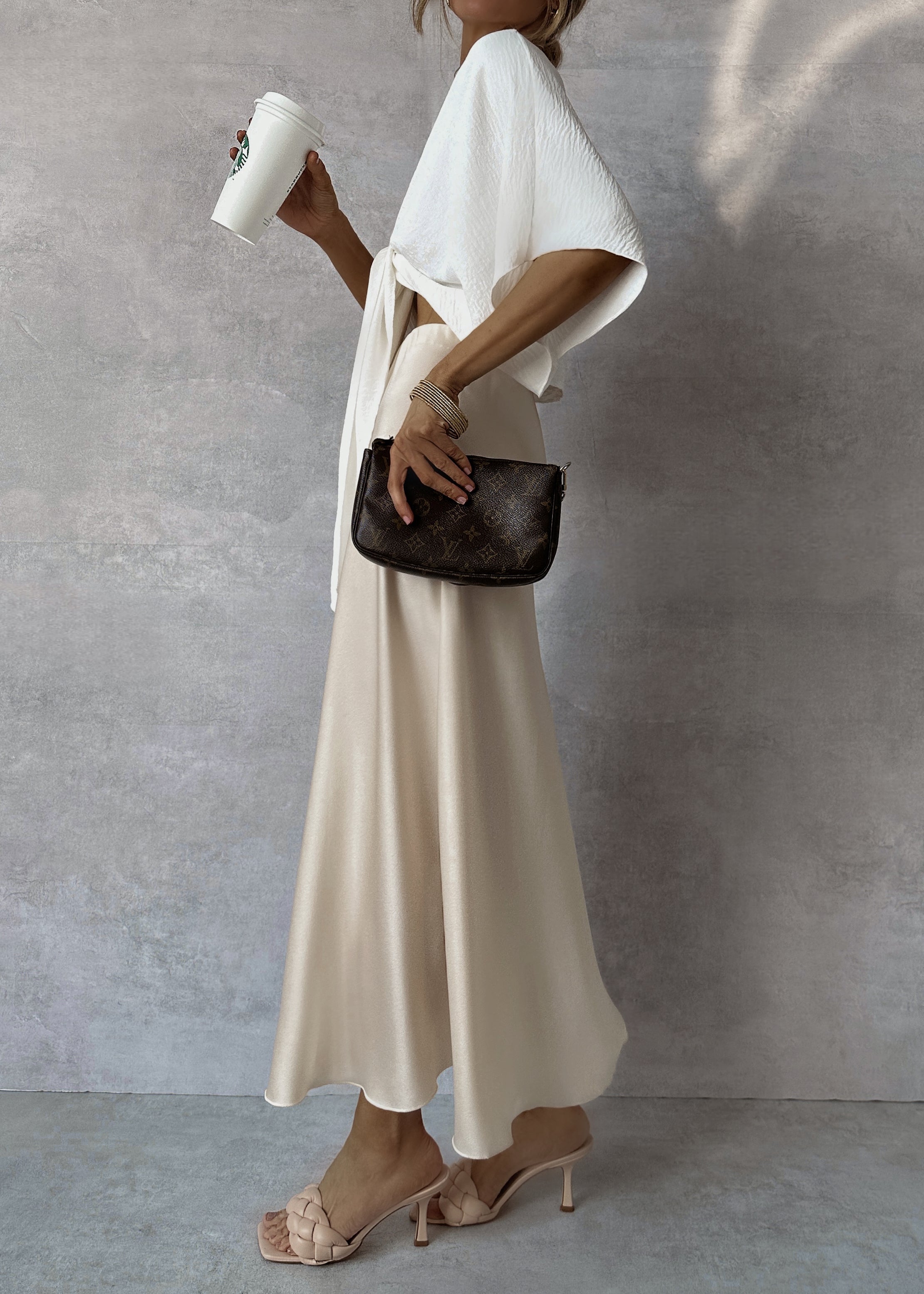 MODÉRA MODA | Alma Satin Skirt