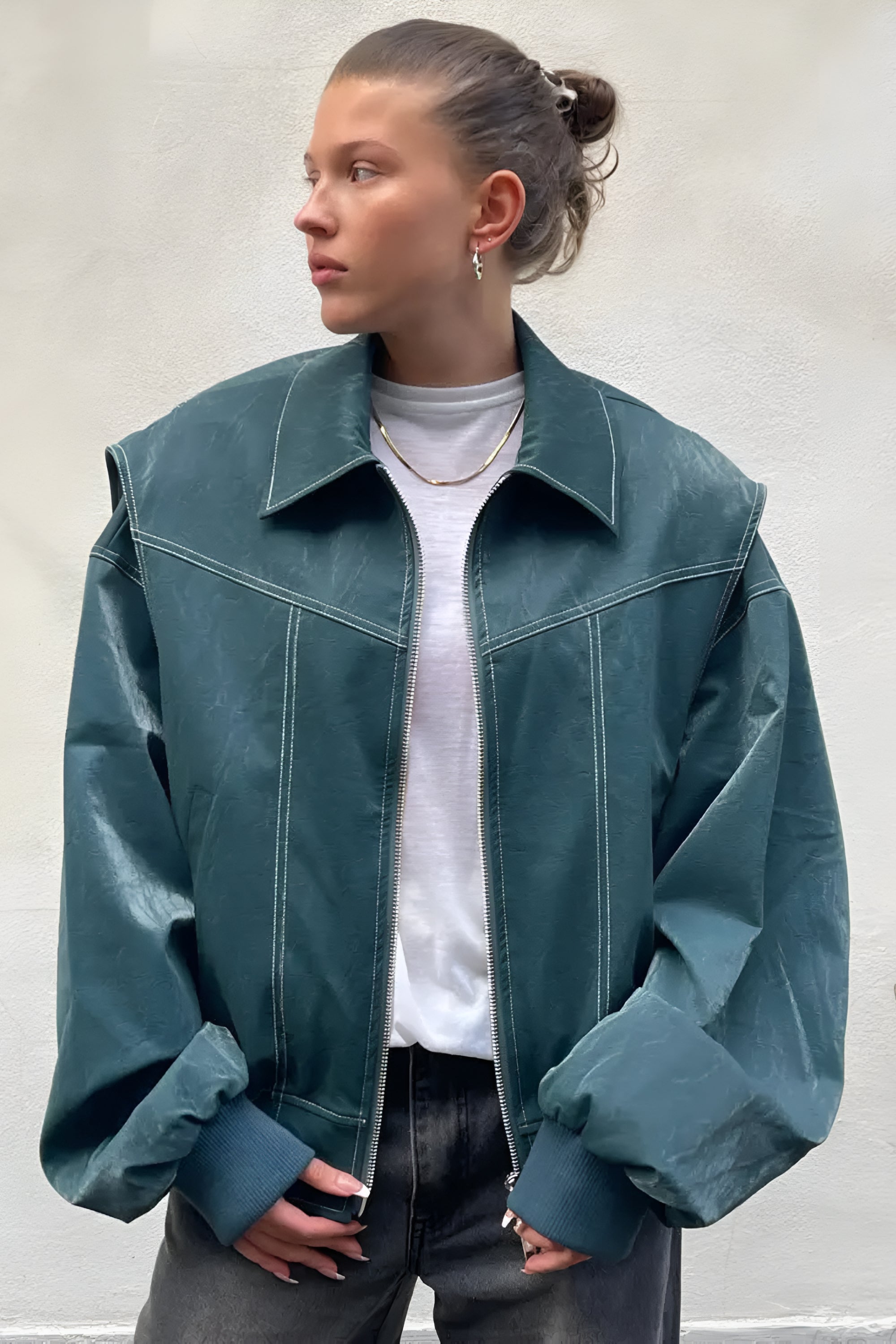 MODÉRA MODA | Freya Bomber de Cuero
