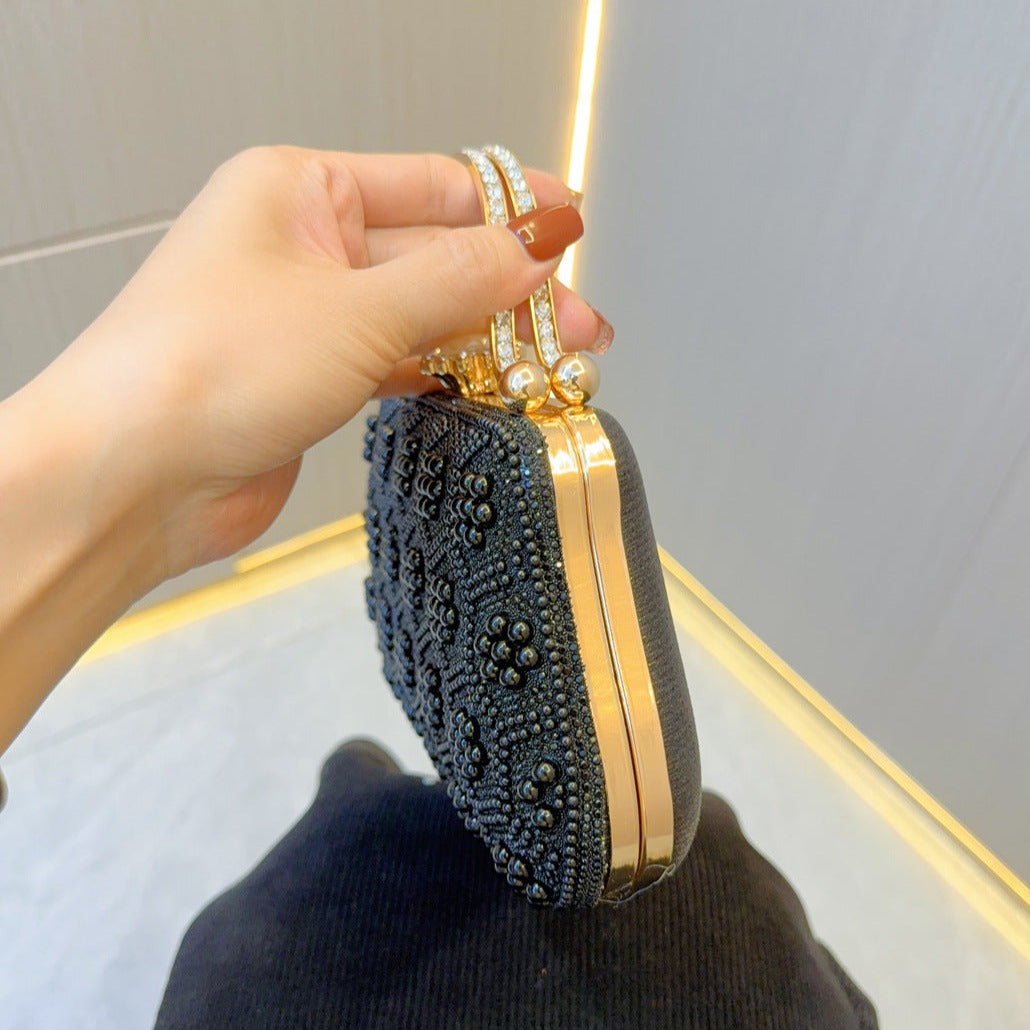 ODÉRA MODA | Clarabelle Pearl Clutch Bag