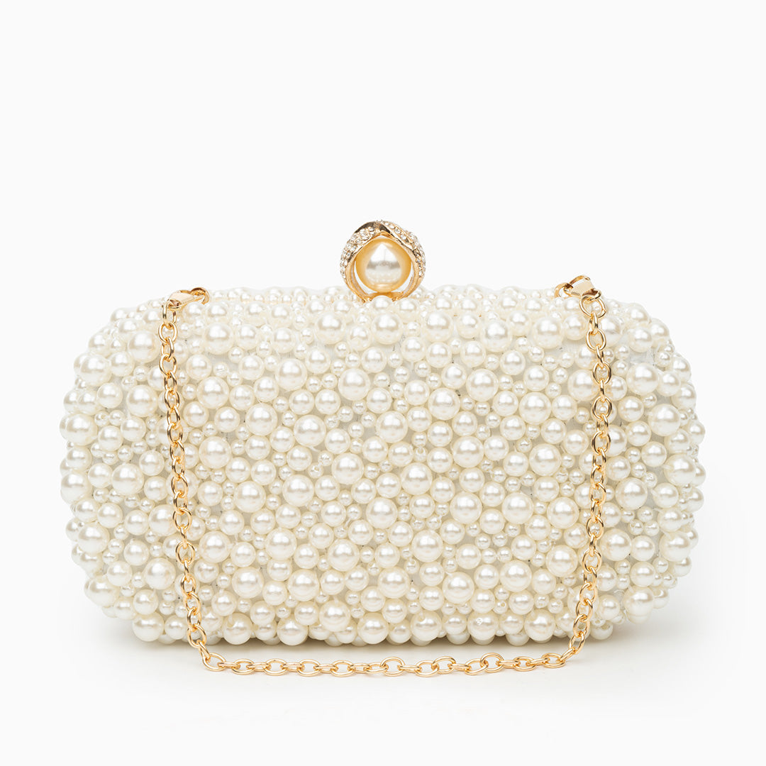 MODÉRA MODA | Maite Pearl Clutch Bag