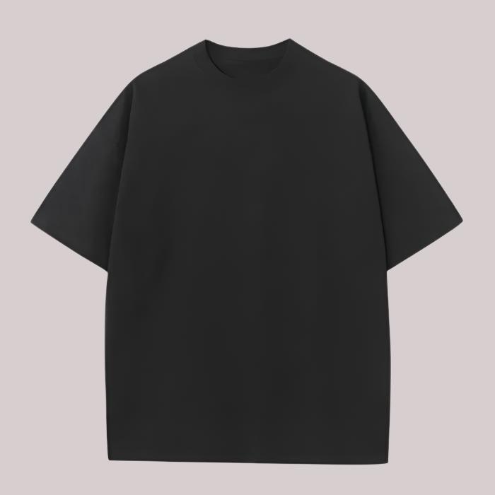 MM | Camiseta Oversized de Nube (230 GSM) Negro