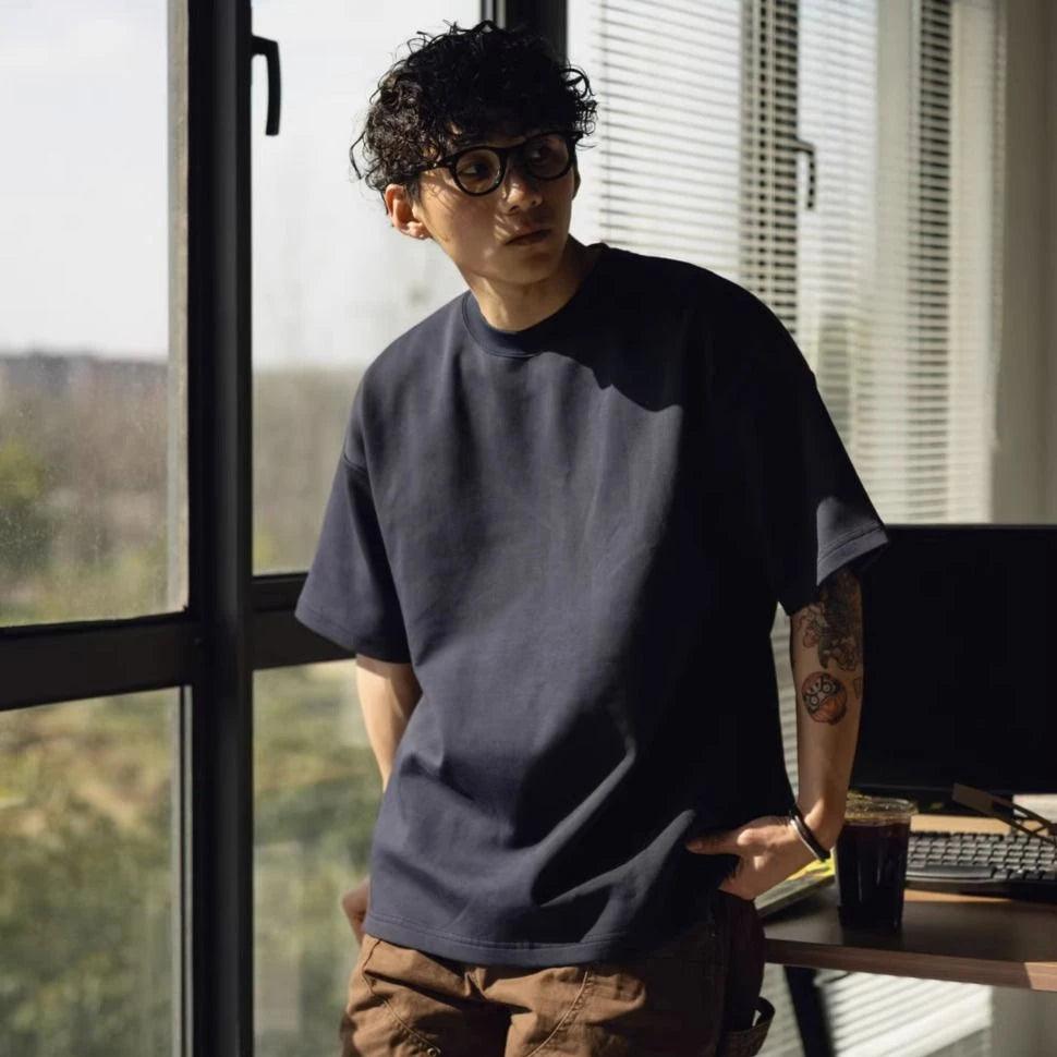 MM | Camiseta Oversized de Nube (230 GSM) Negro