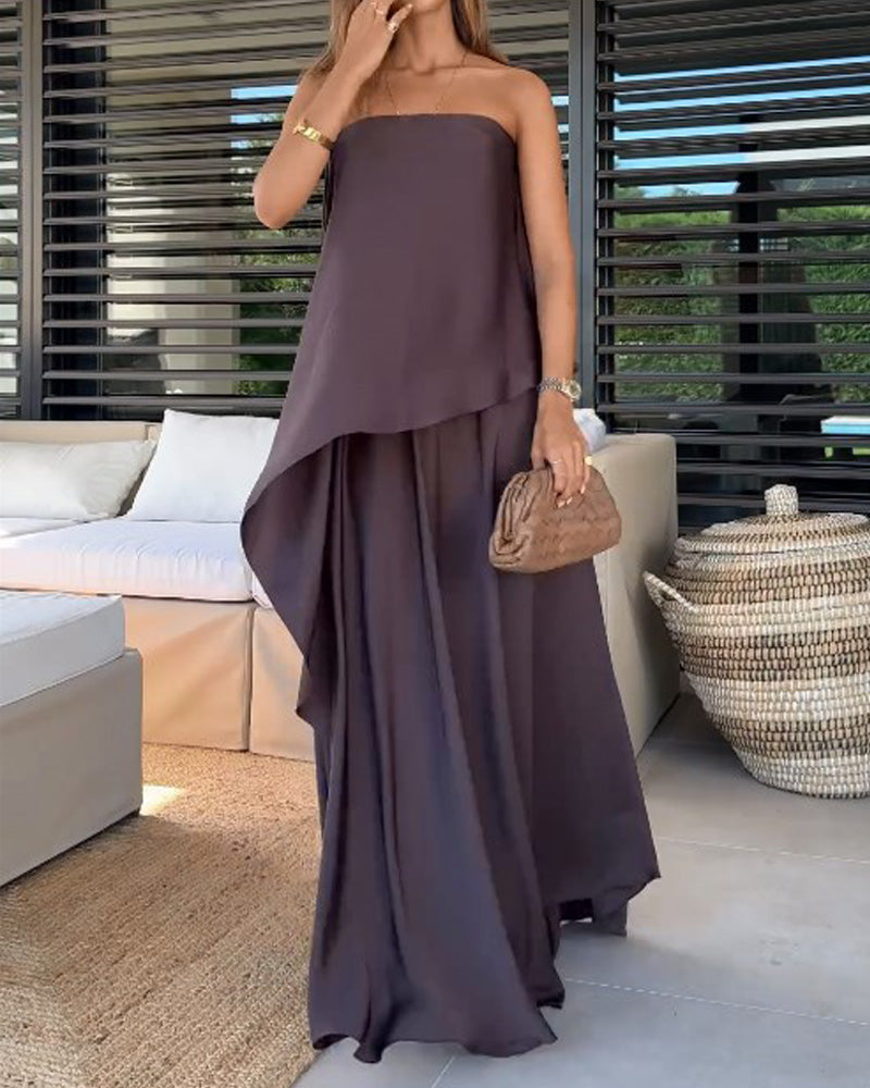 Alba | Conjunto de falda con capas