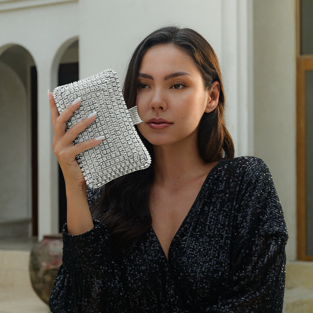 MODÉRA MODA | Esmeralda Diamonds Clutch Bag