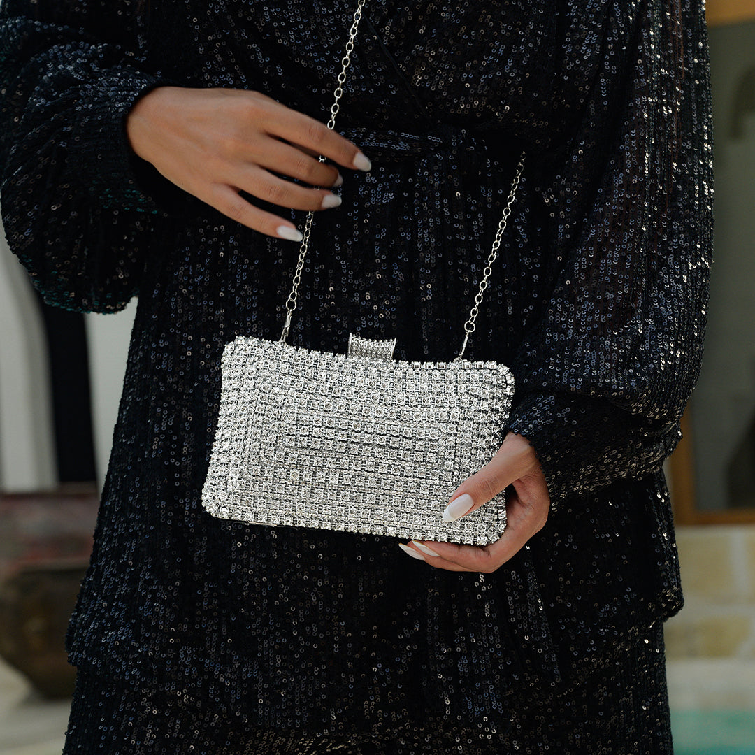 MODÉRA MODA | Esmeralda Diamonds Clutch Bag