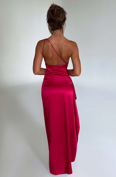 Génesis | Vestido Largo de Satén Elegante